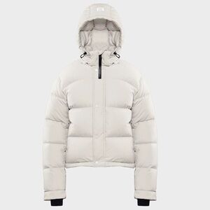 Aritzia Women's Cream Puffer Jacket